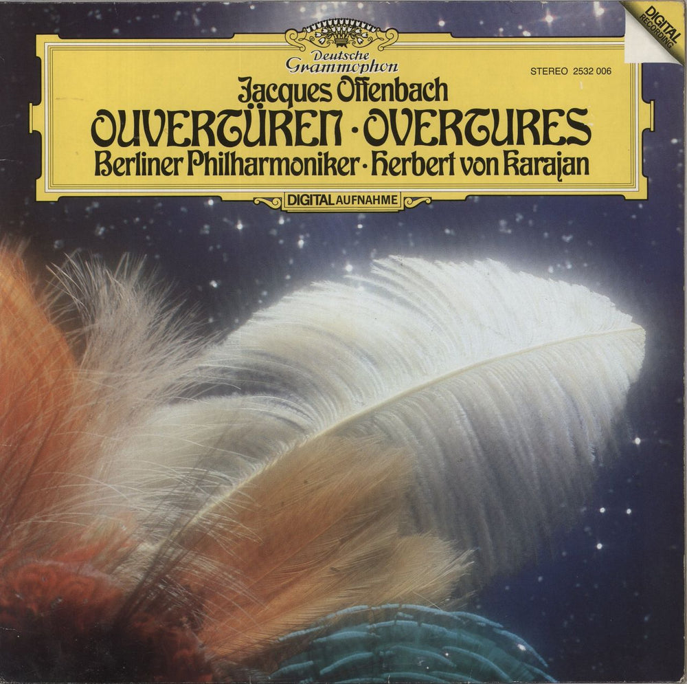 Jacques Offenbach Offenbach: Overtures German vinyl LP album (LP record) 2532006