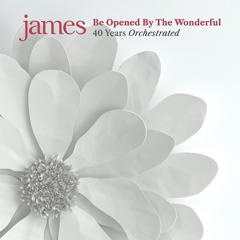 James Be Opened By The Wonderful [40 Years Orchestrated] - White Vinyl - Sealed UK 2-LP vinyl record set (Double LP Album) 00044003352131