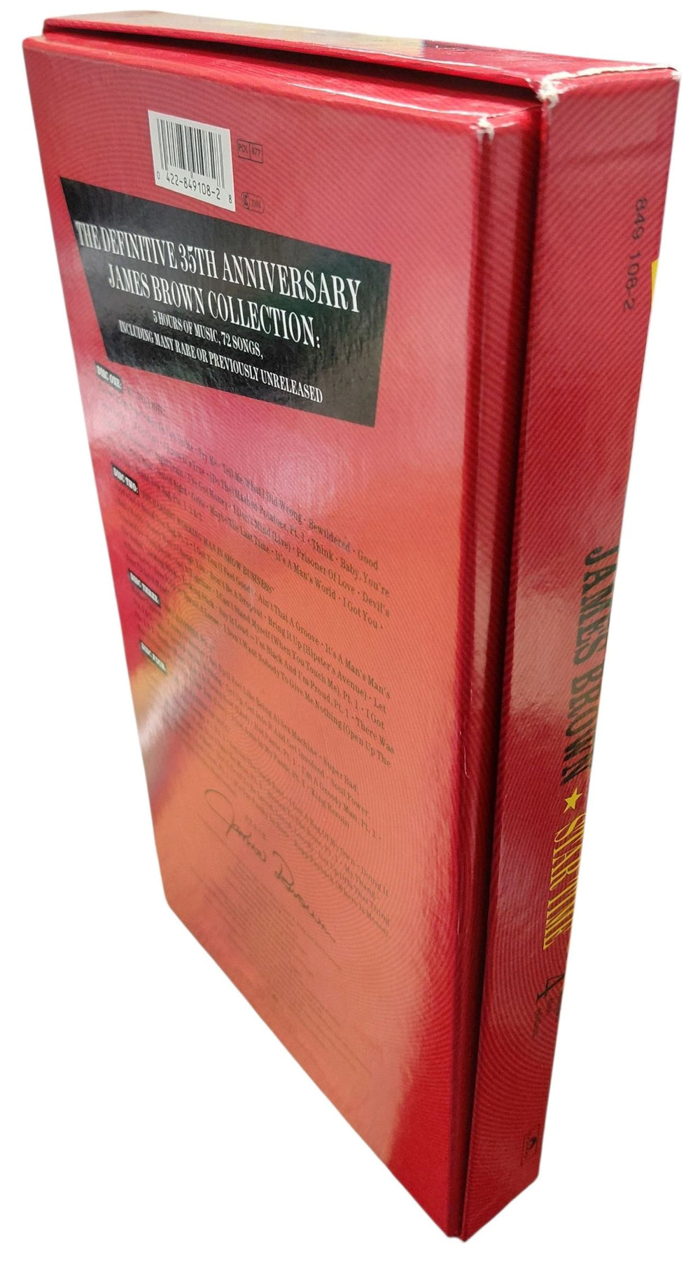 James Brown Star Time German CD Album Box Set