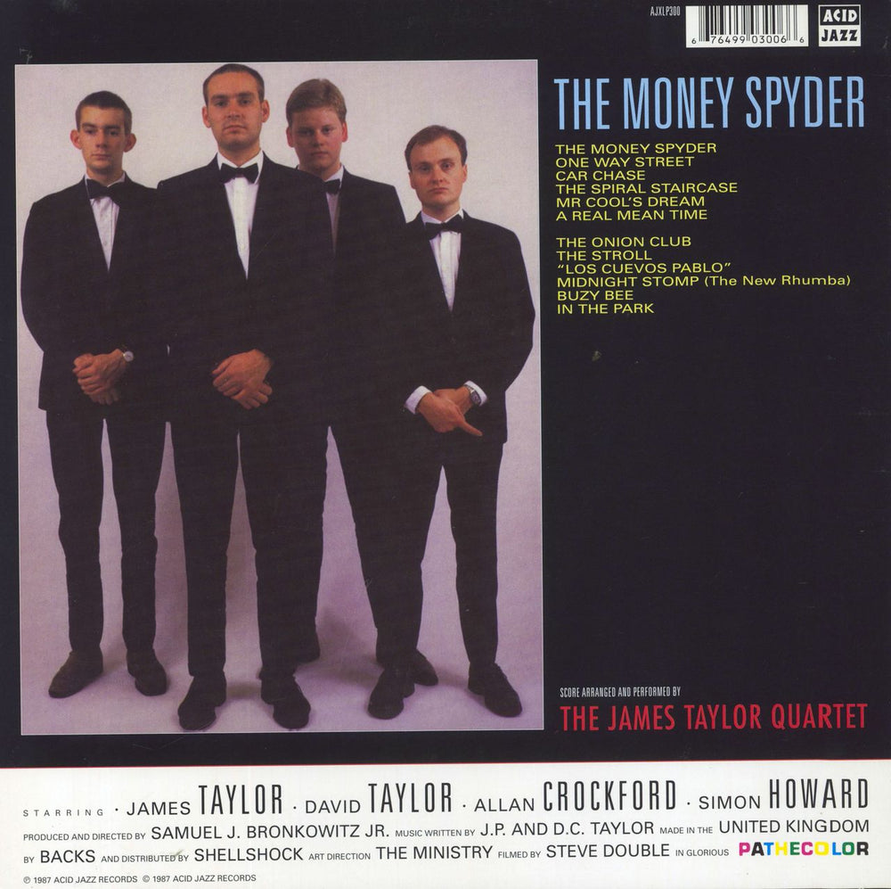 James Taylor Quartet The Money Spyder - 180G UK vinyl LP album (LP record) 676499030066