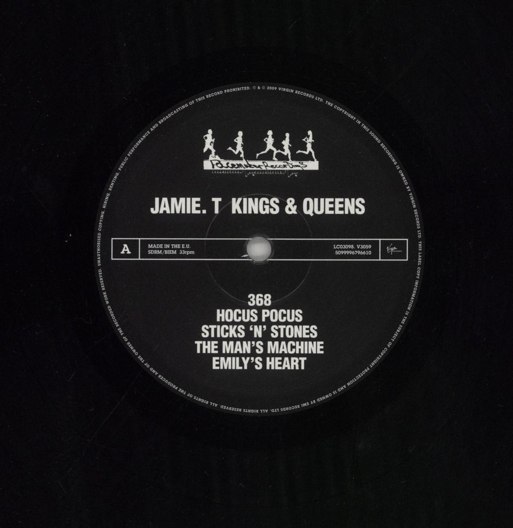 Jamie T Kings & Queens UK vinyl LP album (LP record) JE6LPKI481350