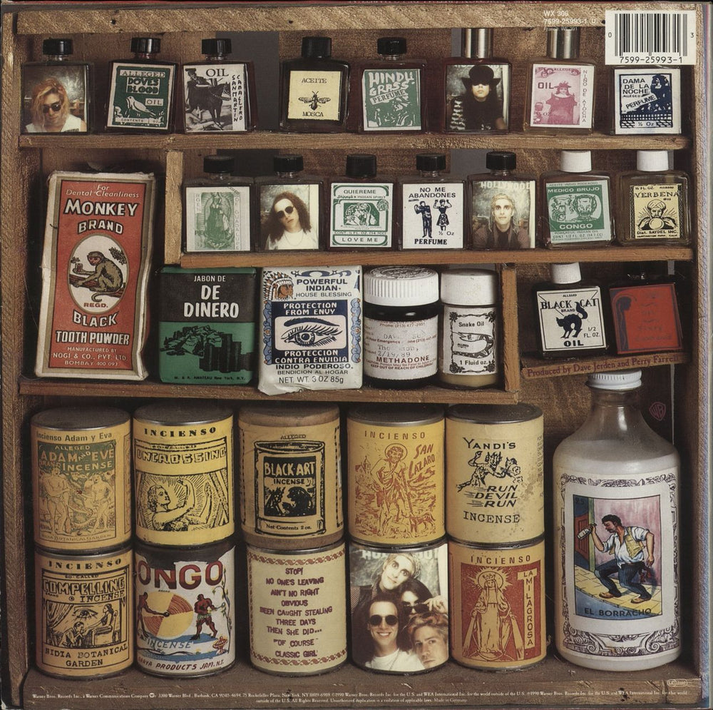 Janes Addiction Ritual De Lo Habitual - EX UK vinyl LP album (LP record) 075992599313