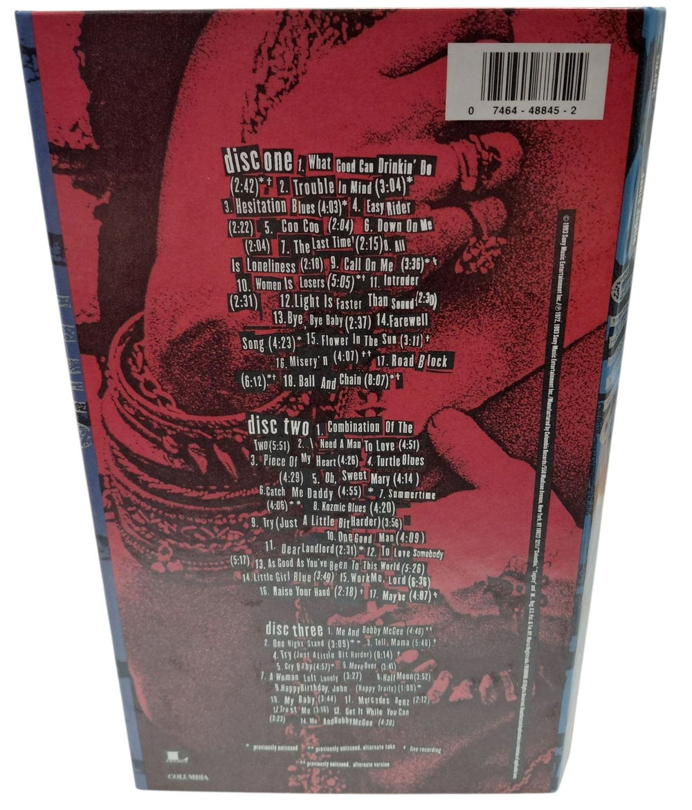 Janis Joplin Janis US 3-CD album set (Triple CD) 074644884520