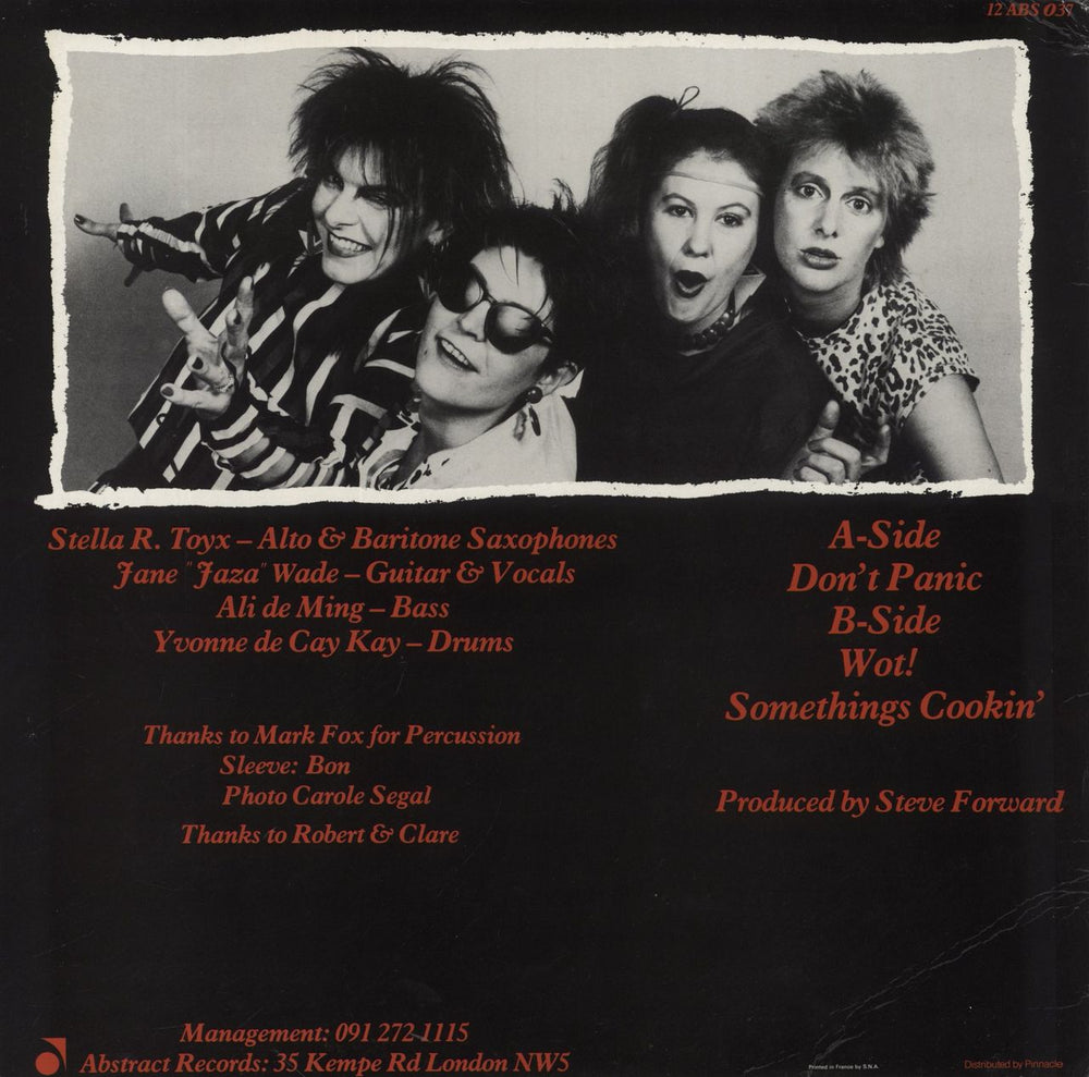 Jazawaki Don't Panic French 12" vinyl single (12 inch record / Maxi-single)