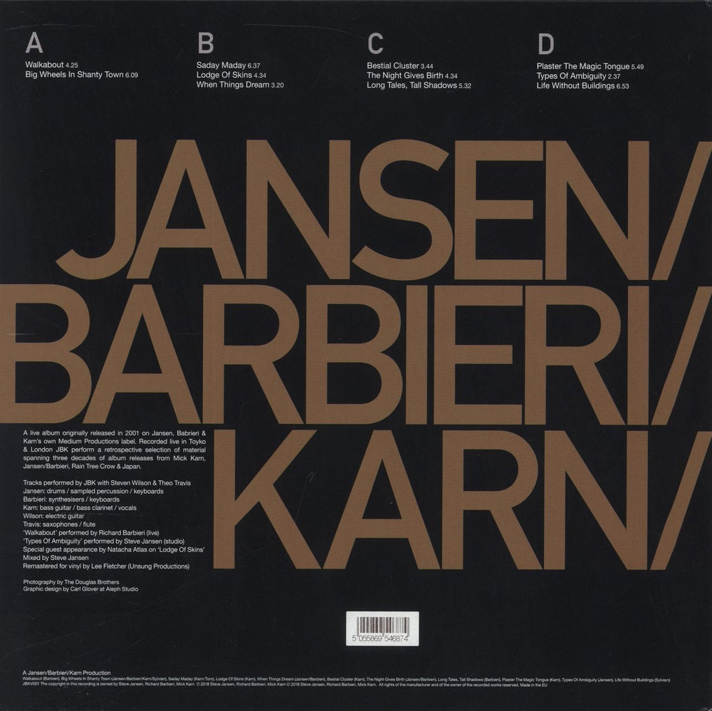 JBK Playing In A Room With People - Silver vinyl UK 2-LP vinyl record set (Double LP Album) 5055869546874