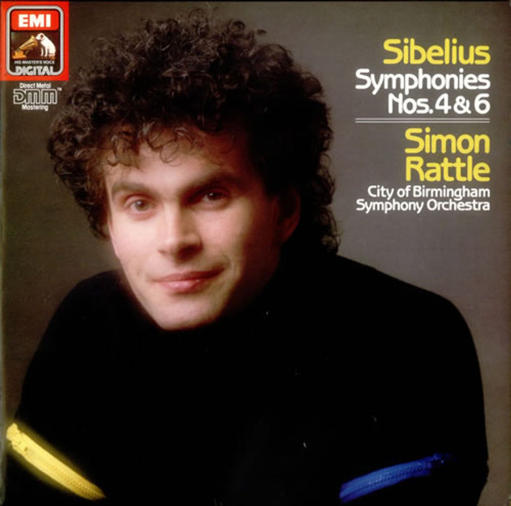 Jean Sibelius Symphonies Nos 4 & 6 UK vinyl LP album (LP record) 7477111