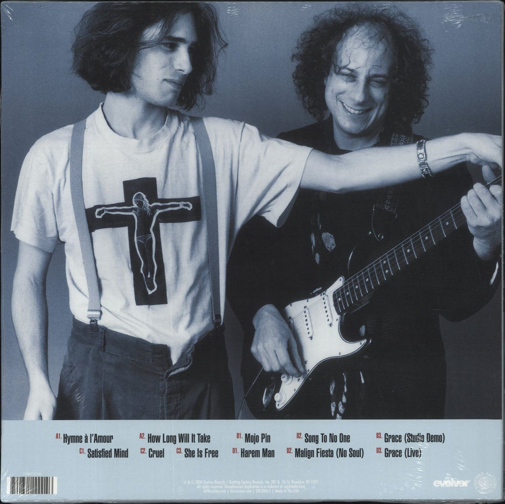 Jeff Buckley Songs To No One 1991-1992 - Song To No One Blue / Sweet Moment White Vinyl US 2-LP vinyl record set (Double LP Album) 720841111146