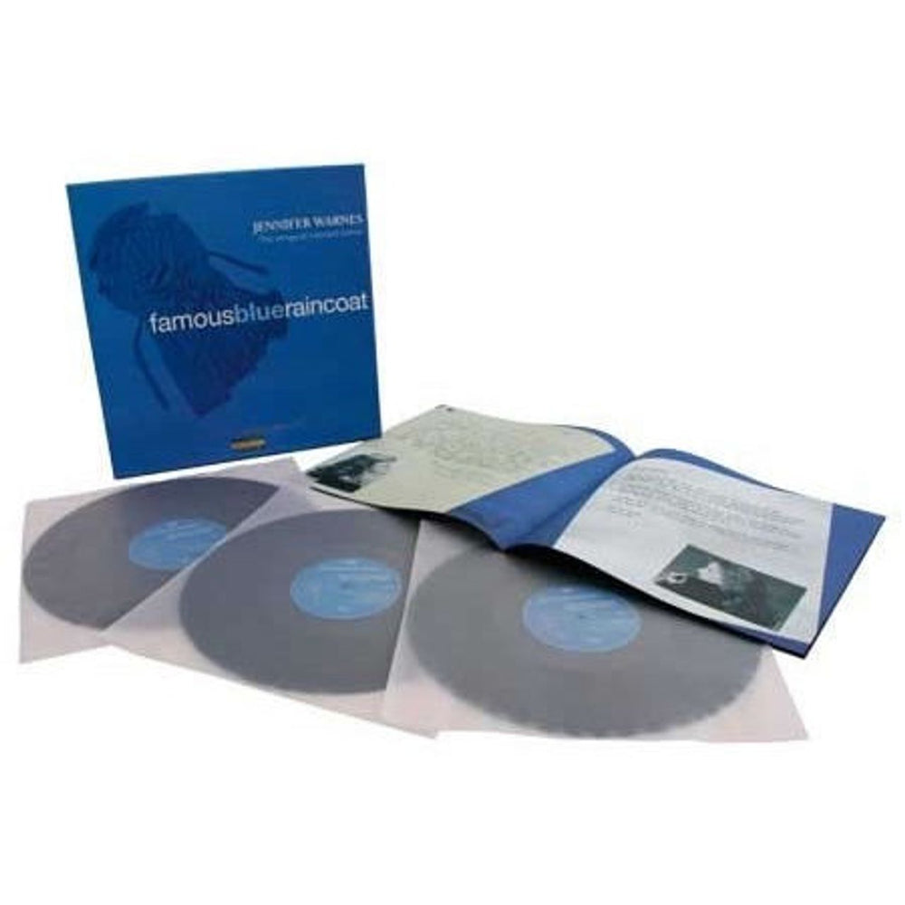 Jennifer Warnes Famous Blue Raincoat: The Songs Of Leonard Cohen - 20th US 3-LP vinyl record set (Triple LP Album) JEN3LFA525352