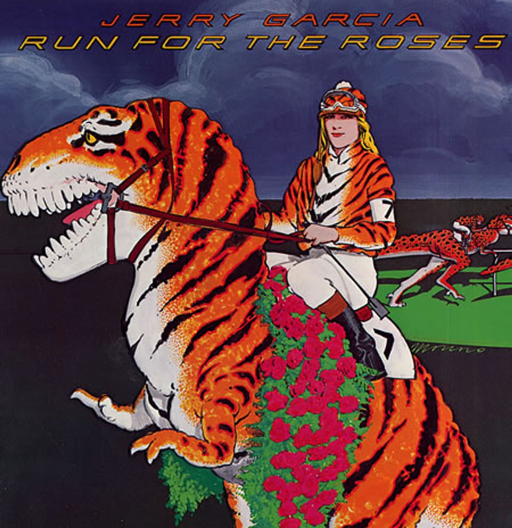 Jerry Garcia Run For The Roses German vinyl LP album (LP record) 204973