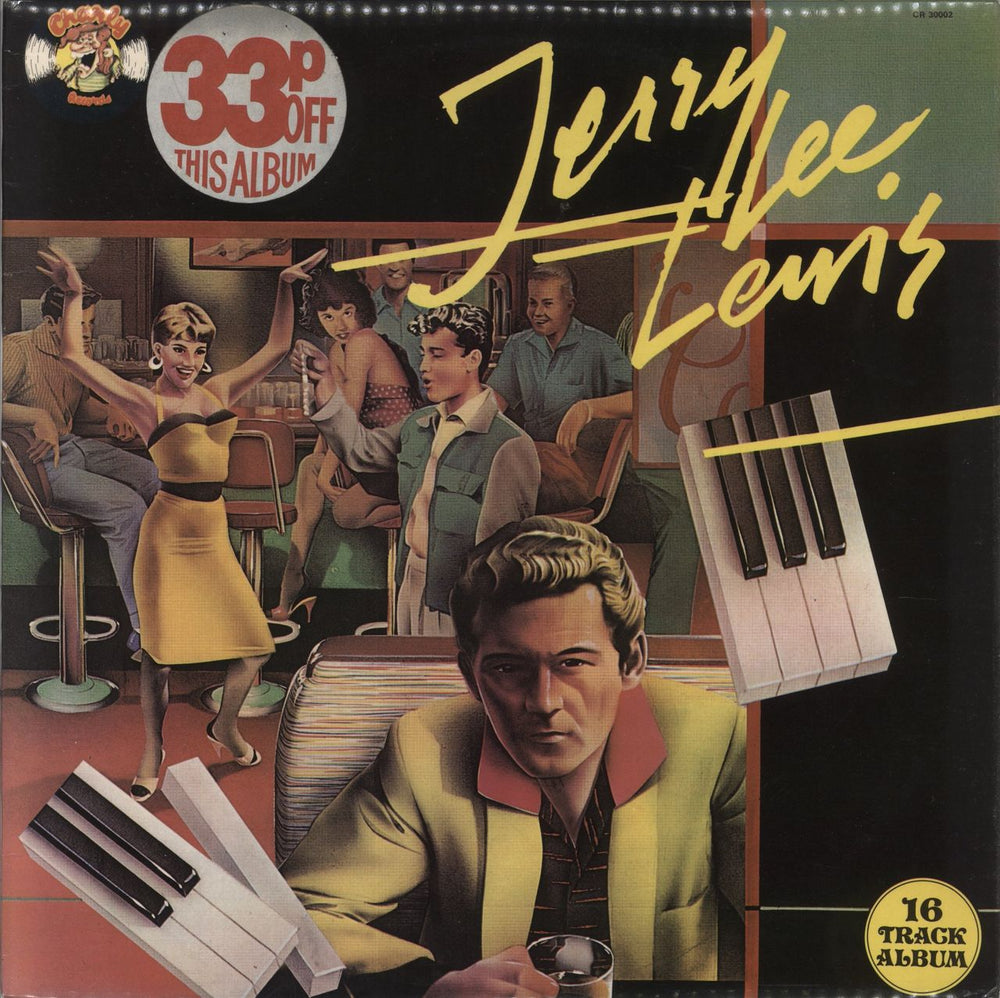 Jerry Lee Lewis Jerry Lee Lewis & His Pumping Piano UK vinyl LP album (LP record) CR30002