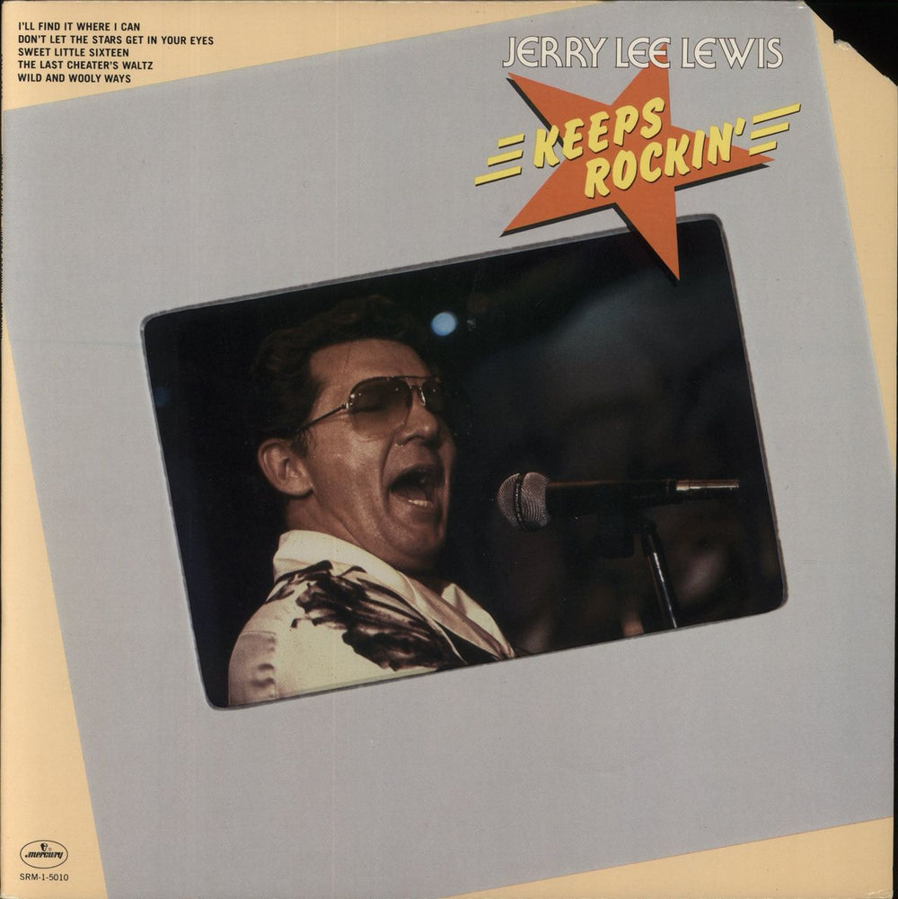 Jerry Lee Lewis Keeps Rockin' US vinyl LP album (LP record) SRM-1-5010