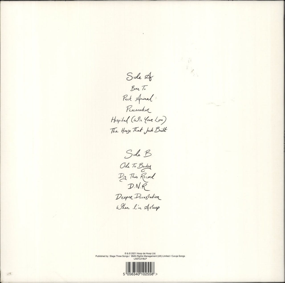 Jesca Hoop The Deconstruction of Jack's House - White Vinyl UK vinyl LP album (LP record) 5056340102558