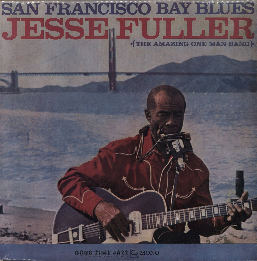 Jesse Fuller San Francisco Bay Blues UK vinyl LP album (LP record) LAG574