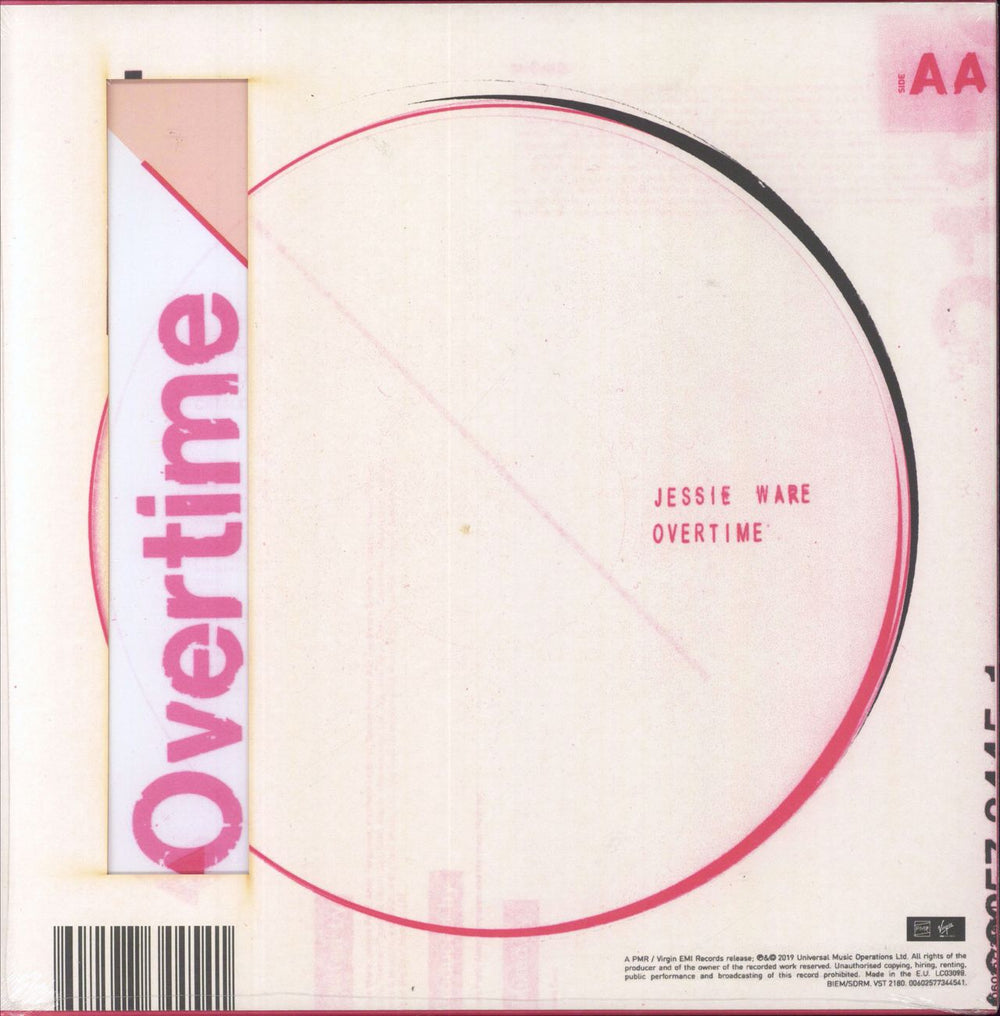 Jessie Ware Adore You / Overtime - White Vinyl - Sealed UK 10" vinyl single (10 inch record) 602577344541