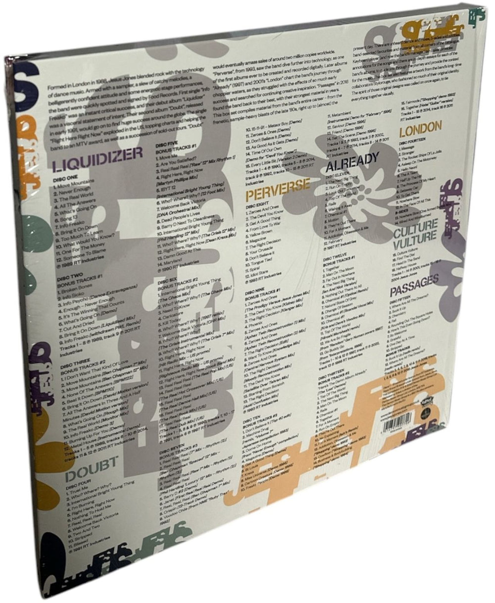 Jesus Jones Some Of The Answers - 15-CD Deluxe Book Set & Autographed Print - Sealed UK CD Album Box Set 5014797907706