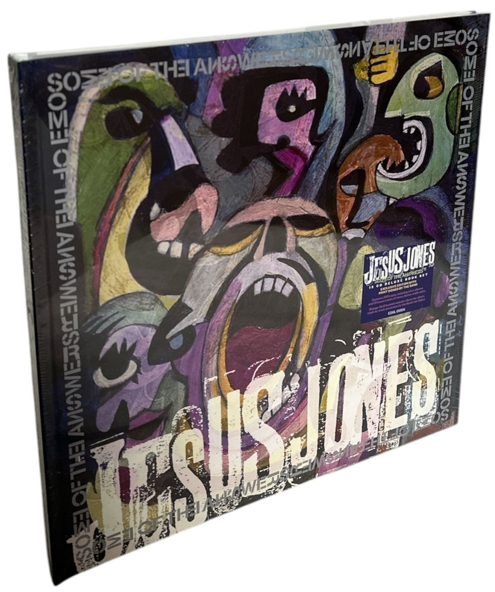 Jesus Jones Some Of The Answers - 15-CD Deluxe Book Set & Autographed Print - Sealed UK CD Album Box Set EDSL0120X