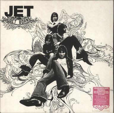 Jet Get Born UK 2-LP vinyl record set (Double LP Album) 7559629561