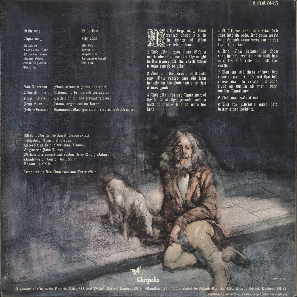 Jethro Tull Aqualung - 1st - Complete - EX UK vinyl LP album (LP record)