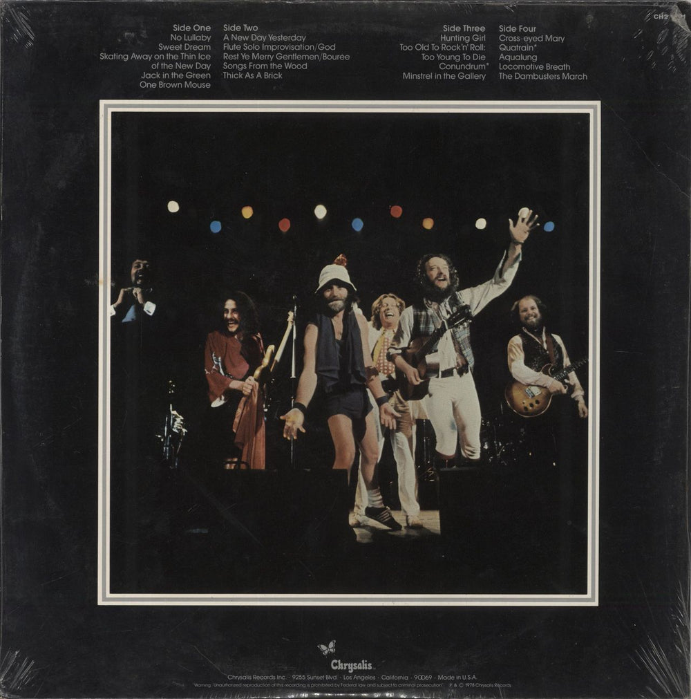 Jethro Tull Live - Bursting Out - Sealed US 2-LP vinyl record set (Double LP Album)