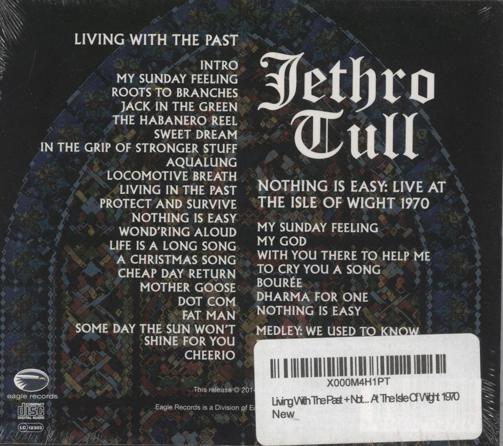Jethro Tull Living With The Past / Nothing Is Easy: Live At The Isle Of Wight 1970 - Sealed UK 2 CD album set (Double CD) 5034504152724