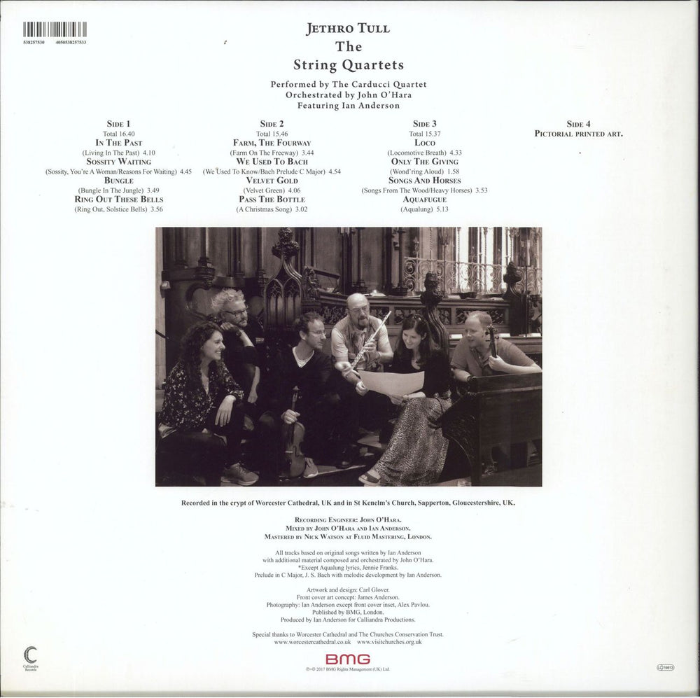 Jethro Tull The String Quartets UK 2-LP vinyl record set (Double LP Album) 4050538257533