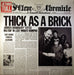 Jethro Tull Thick As A Brick - 1st UK vinyl LP album (LP record) CHR1003