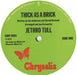 Jethro Tull Thick As A Brick - 1st - VG UK vinyl LP album (LP record) TULLPTH606552