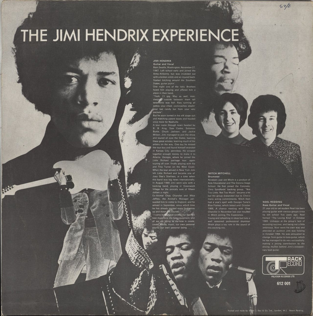 Jimi Hendrix Are You Experienced - 1st - G UK vinyl LP album (LP record)