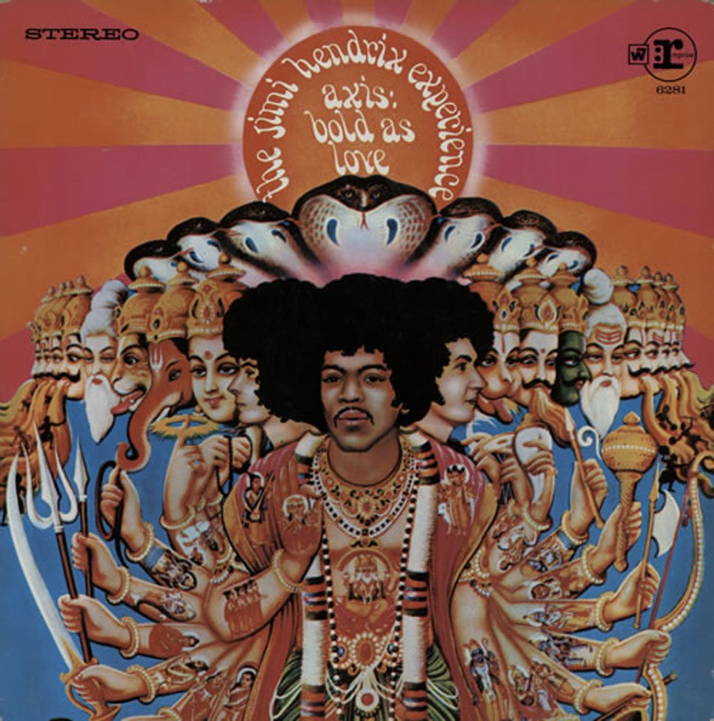 Jimi Hendrix Axis: Bold As Love - 2nd - EX US vinyl LP album (LP record) RS6281