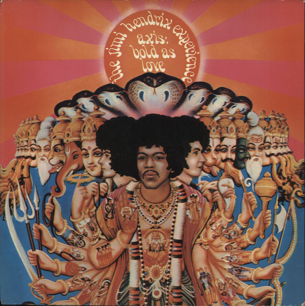 Jimi Hendrix Axis: Bold As Love - VG UK vinyl LP album (LP record) 613003