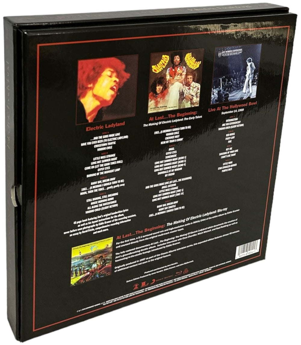 Jimi Hendrix Electric Ladyland - 6LP+1Blu-Ray Deluxe Edition - Hypesticker UK Vinyl Box Set 190758590417