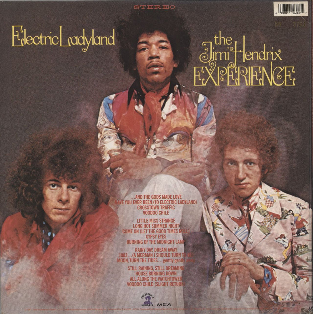 Jimi Hendrix Electric Ladyland - Numbered US 2-LP vinyl record set (Double LP Album) 008811160012