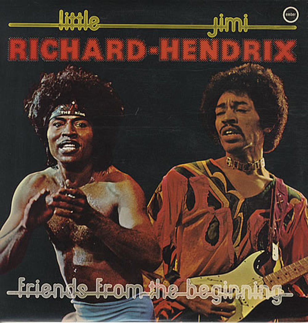 Jimi Hendrix Friends From The Beginning UK vinyl LP album (LP record) EMB3434