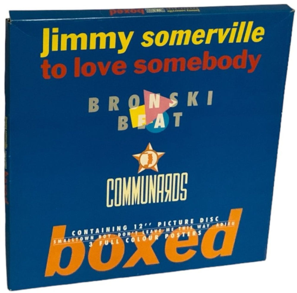 Jimmy Somerville To Love Somebody UK 12" vinyl picture disc (12 inch picture record) LONXR281