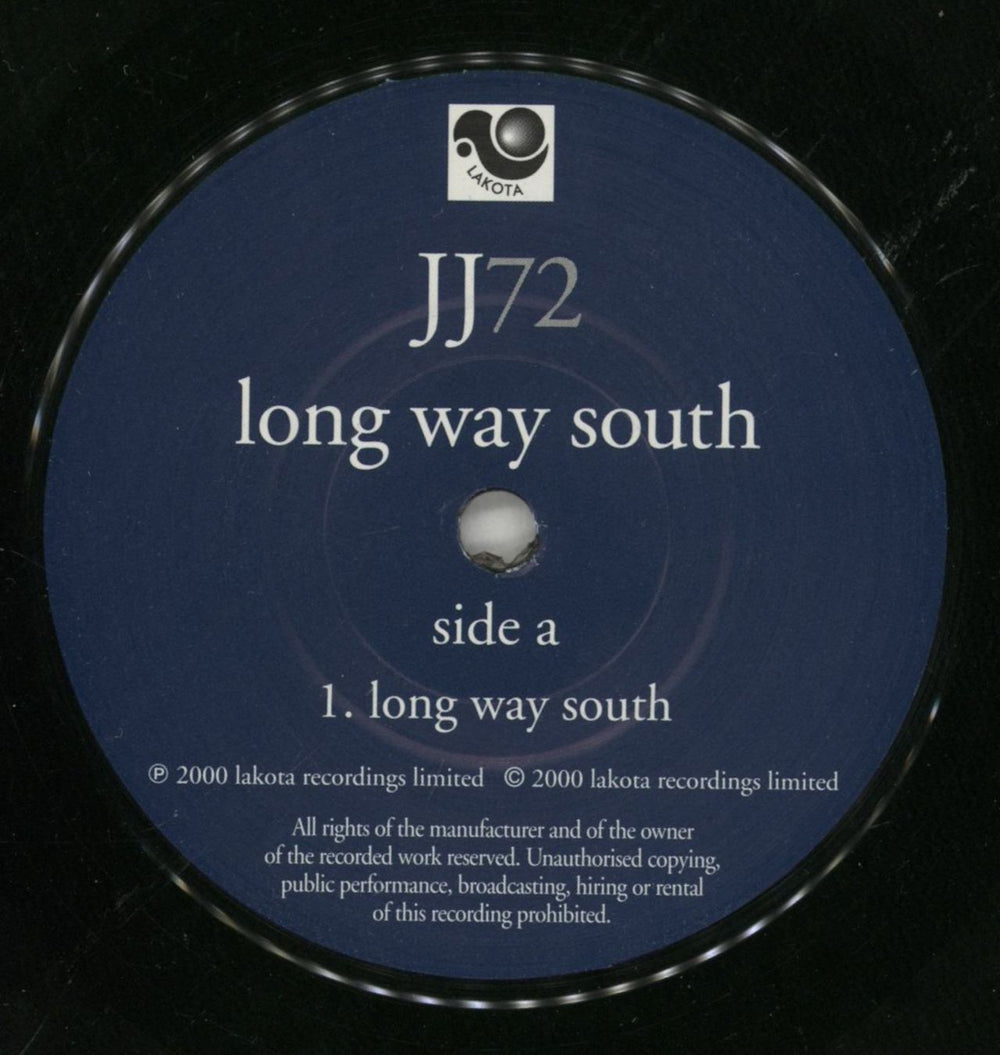 JJ72 Long Way South UK 7" vinyl single (7 inch record / 45) JJ707LO268057