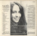 Joan Baez Noël UK vinyl LP album (LP record)
