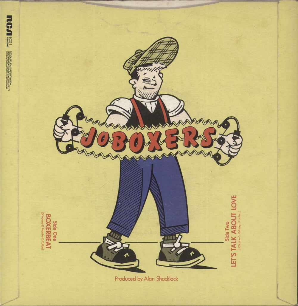 JoBoxers Boxerbeat UK 7" vinyl single (7 inch record / 45)