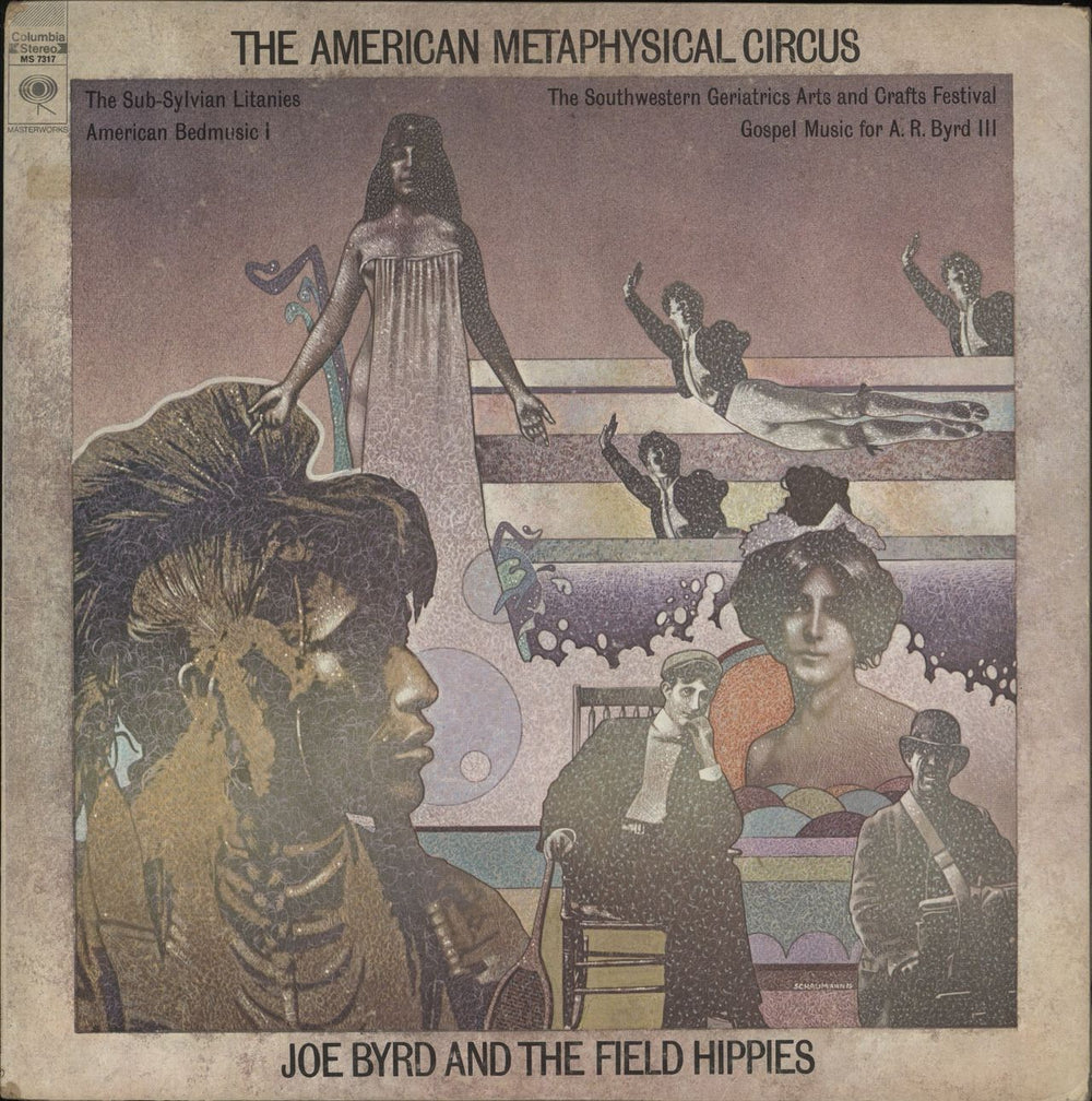 Joe Byrd & The Field Hippies The American Metaphysical Circus - EX US vinyl LP album (LP record) MS7317