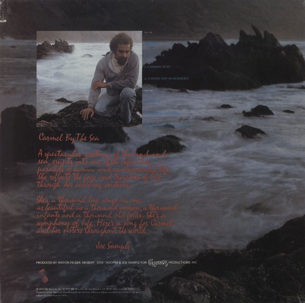 Joe Sample Carmel - Sealed US vinyl LP album (LP record)