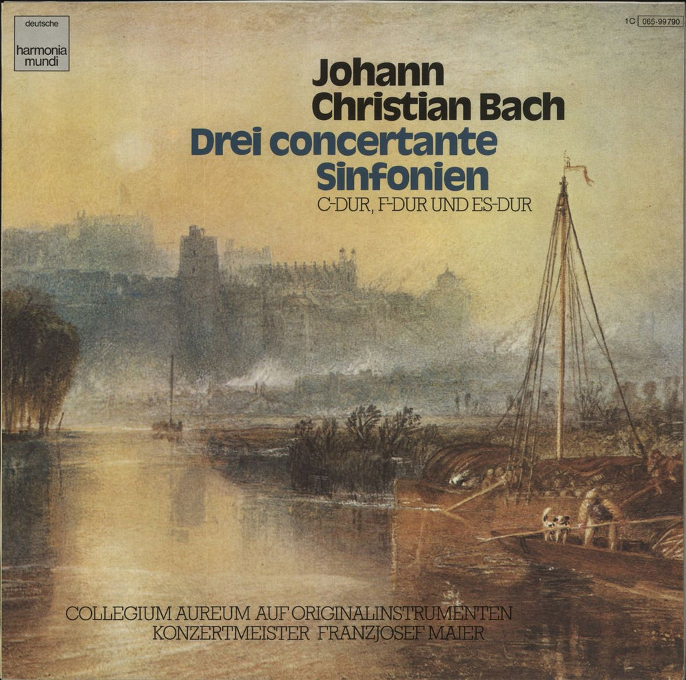 Johann Christoph Friedrich Bach Drei Concertante Sinfonien German vinyl LP album (LP record) 1C065-99790
