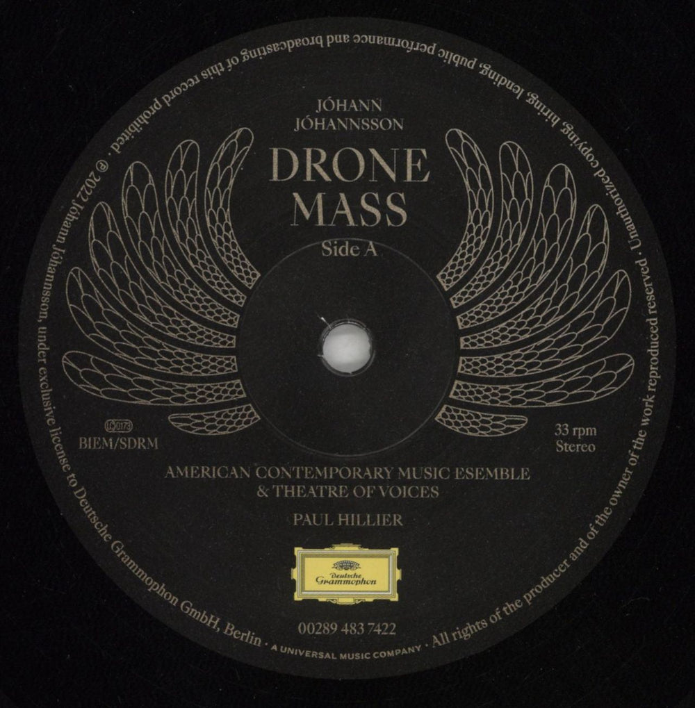 Jóhann Jóhannsson Drone Mass - 180g UK vinyl LP album (LP record) JF8LPDR849874