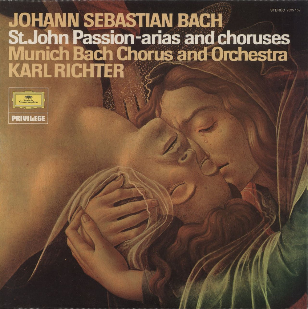 Johann Sebastian Bach Bach: St. John Passion - Arias And Chorus UK vinyl LP album (LP record) 2535152