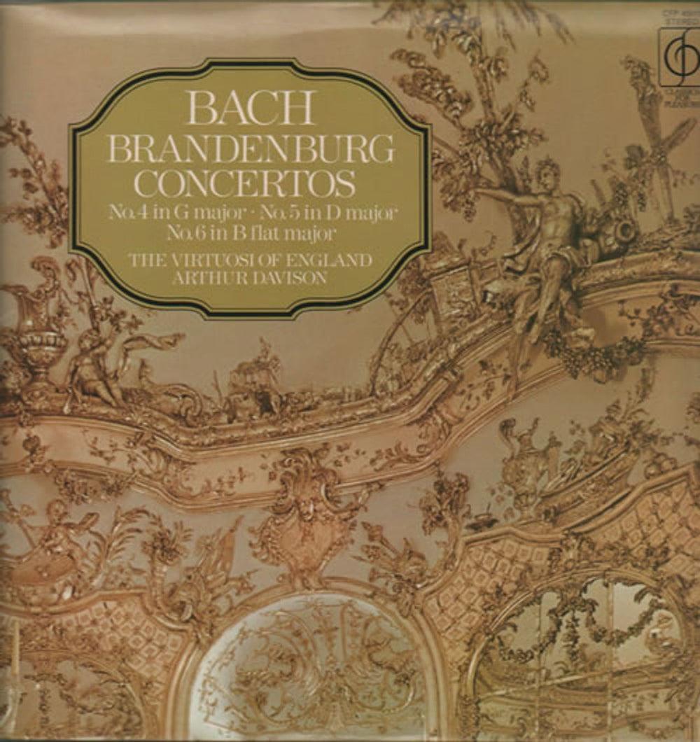 Johann Sebastian Bach Brandenburg Concertos Nos. 4, 5 & 6 UK vinyl LP album (LP record) CFP40011