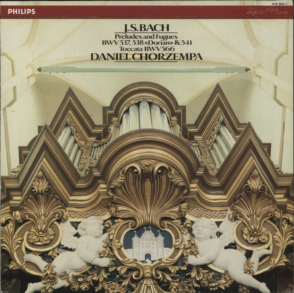 Johann Sebastian Bach J. S. Bach: Preludes And Fugues, BWV 537, 538 «Dorian» & 541, Toccata BWV 566 Dutch vinyl LP album (LP record) 416363-1