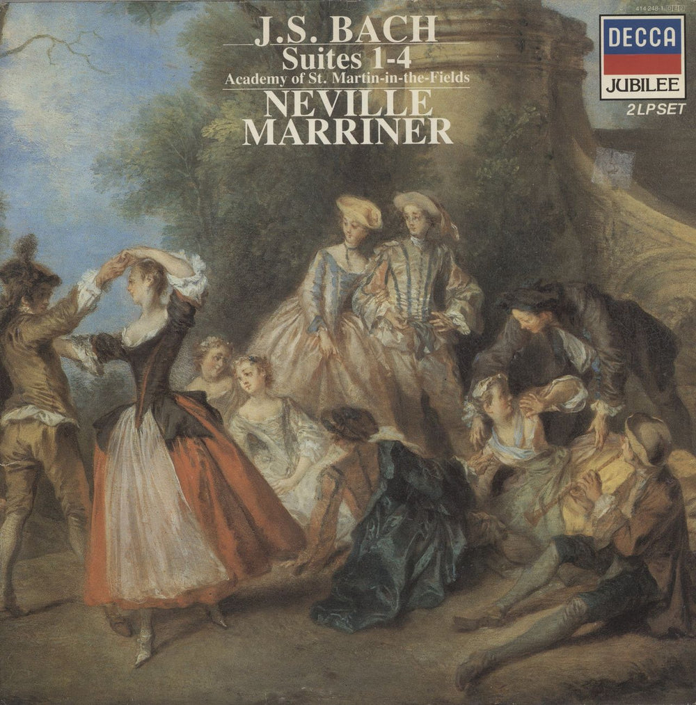 Johann Sebastian Bach Suites 1-4 UK 2-LP vinyl record set (Double LP Album) 414248-1