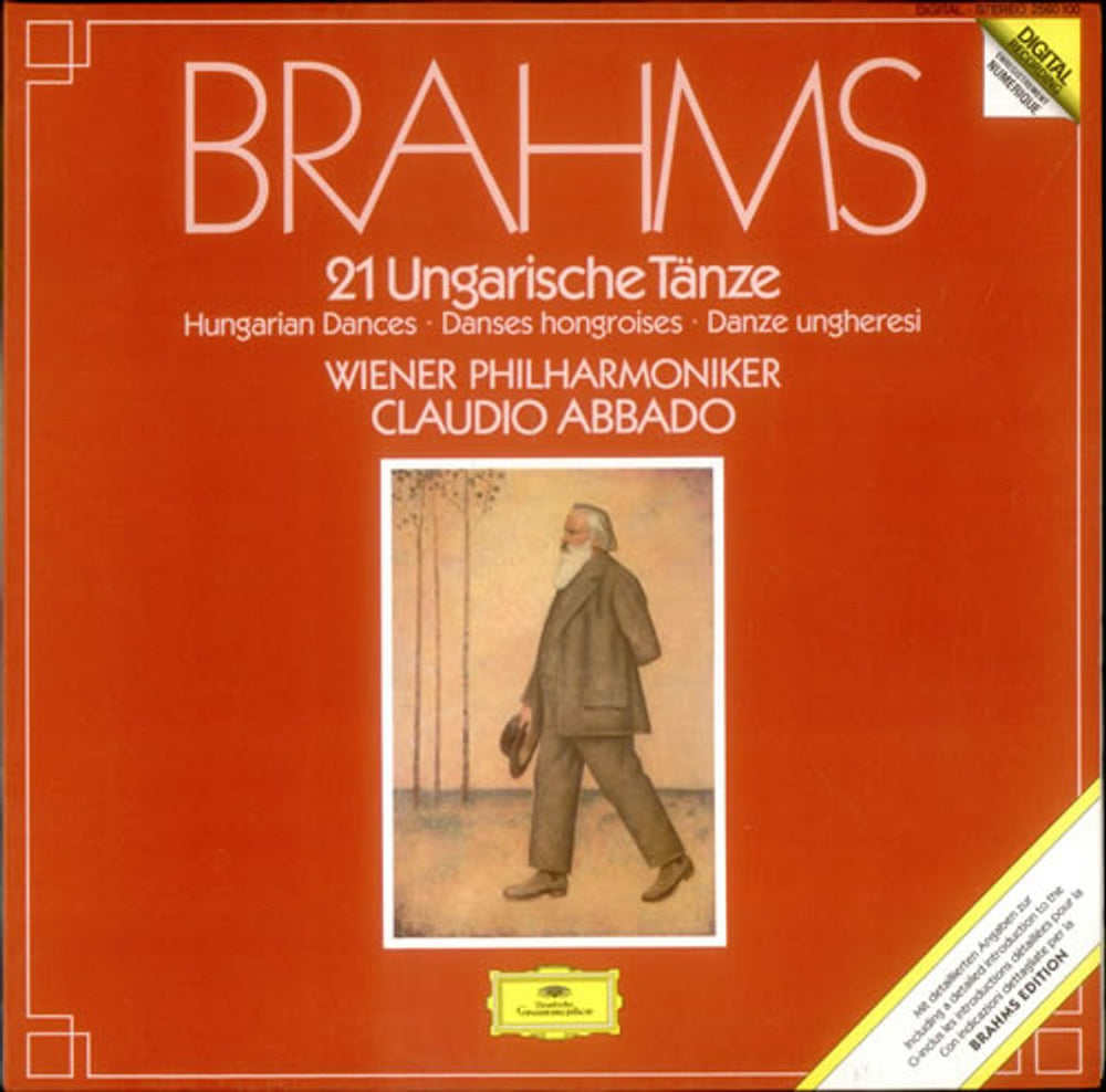 Johannes Brahms 21 Hungarian Dances UK vinyl LP album (LP record) 2560100