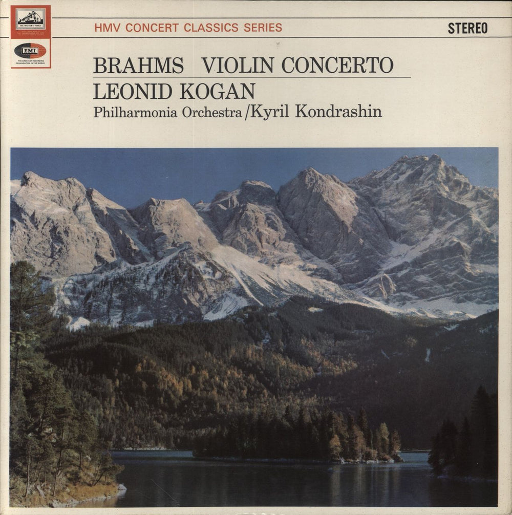 Johannes Brahms Violin concerto UK vinyl LP album (LP record) SXLP30063