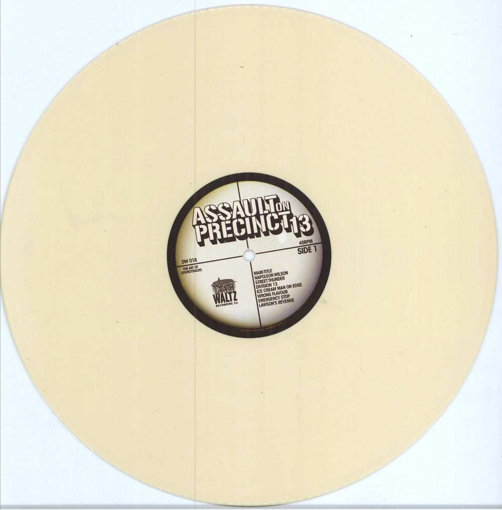John Carpenter Assault On Precinct 13 - Vanilla Vinyl US vinyl LP album (LP record) JZVLPAS780703
