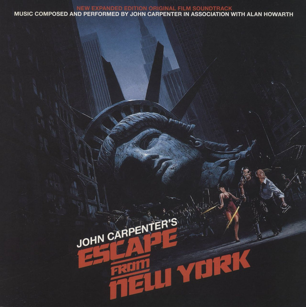 John Carpenter Escape From New York - Expanded Edition - 180g Red Vinyl UK 2-LP vinyl record set (Double LP Album) SILLP1493