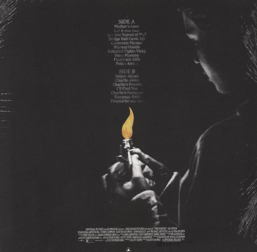 John Carpenter Firestarter - Sealed US vinyl LP album (LP record) 843563151761